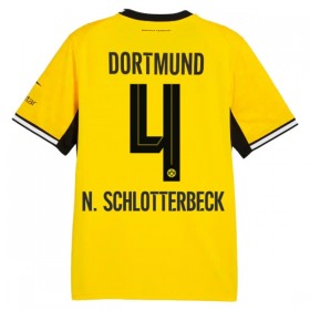 Günstige Fußballtrikots Borussia Dortmund N. Schlotterbeck 4 Heimtrikot 2026-27 Kurzarm