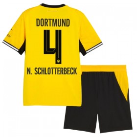 Günstige Fußballtrikots Borussia Dortmund N. Schlotterbeck 4 Kinder Heimtrikot 2026-27 Kurzarm
