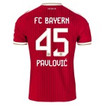 Günstige Fußballtrikots FC Bayern München Pavlovic 45 Heimtrikot 2026-27 Kurzarm