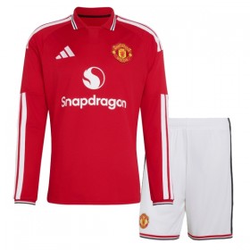 Günstige Fußballtrikots Manchester United Kinder Heimtrikot 2026-27 Langarm