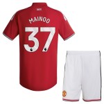 Günstige Fußballtrikots Manchester United Mainoo 37 Kinder Heimtrikot 2026-27 Kurzarm