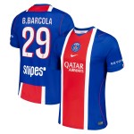 Günstige Fußballtrikots Paris Saint-Germain Bradley Barcola 29 Heimtrikot 2026-27 Kurzarm