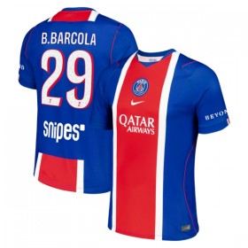 Günstige Fußballtrikots Paris Saint-Germain Bradley Barcola 29 Heimtrikot 2026-27 Kurzarm