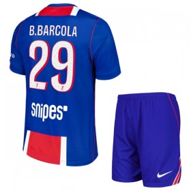 Günstige Fußballtrikots Paris Saint-Germain Bradley Barcola 29 Kinder Heimtrikot 2026-27 Kurzarm