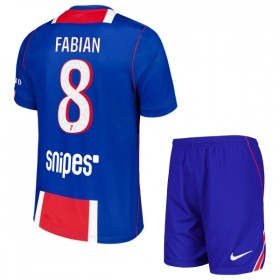 Günstige Fußballtrikots Paris Saint-Germain Fabian 8 Kinder Heimtrikot 2026-27 Kurzarm