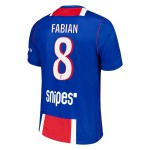 Günstige Fußballtrikots Paris Saint-Germain Fabian 8 Kinder Heimtrikot 2026-27 Kurzarm