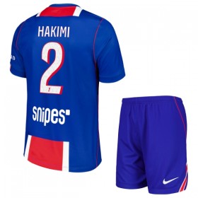 Günstige Fußballtrikots Paris Saint-Germain Hakimi 2 Kinder Heimtrikot 2026-27 Kurzarm