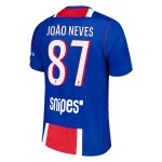 Günstige Fußballtrikots Paris Saint-Germain Joao Neves 87 Heimtrikot 2026-27 Kurzarm