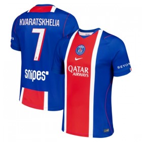 Günstige Fußballtrikots Paris Saint-Germain Kvaratskhelia 7 Heimtrikot 2026-27 Kurzarm