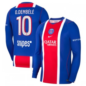 Günstige Fußballtrikots Paris Saint-Germain O. Dembele 10 Heimtrikot 2026-27 Langarm