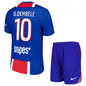 Günstige Fußballtrikots Paris Saint-Germain O. Dembele 10 Kinder Heimtrikot 2026-27 Kurzarm