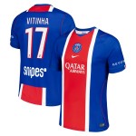 Günstige Fußballtrikots Paris Saint-Germain Vitinha 17 Heimtrikot 2026-27 Kurzarm