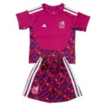 Günstige Fußballtrikots Mexiko Torwart Kinder Heimtrikot FIFA WM 2026 Kurzarm