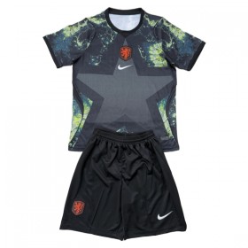 Günstige Fußballtrikots Niederlande Torwart Kinder Heimtrikot FIFA WM 2026 Kurzarm