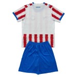 Günstige Fußballtrikots Paraguay Kinder Heimtrikot FIFA WM 2026 Kurzarm