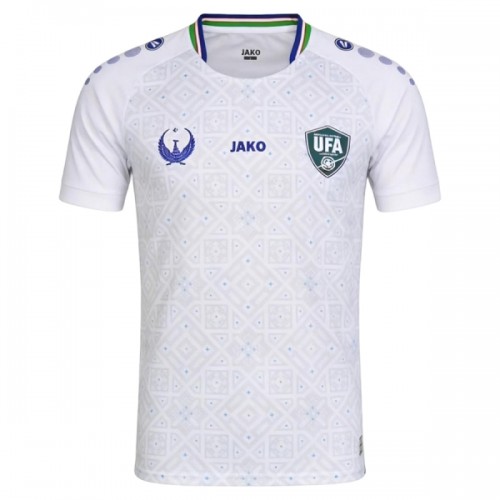 Günstige Fußballtrikots Uzbekistan Auswärtstrikot FIFA WM 2026 Kurzarm Günstige Fußballtrikots Uzbekistan Auswärtstrikot FIFA WM 2026 Kurzarm