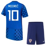 Günstige Fußballtrikots Kroatien Modrić 10 Kinder Auswärtstrikot FIFA WM 2026 Kurzarm