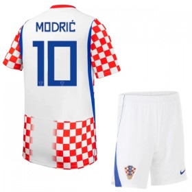 Günstige Fußballtrikots Kroatien Modrić 10 Kinder Heimtrikot FIFA WM 2026 Kurzarm
