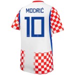 Günstige Fußballtrikots Kroatien Modrić 10 Kinder Heimtrikot FIFA WM 2026 Kurzarm