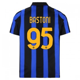 Günstige Fußballtrikots Inter Mailand Bastoni 95 Heimtrikot 2026-27 Kurzarm
