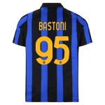 Günstige Fußballtrikots Inter Mailand Bastoni 95 Kinder Heimtrikot 2026-27 Kurzarm