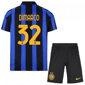Günstige Fußballtrikots Inter Mailand Dimarco 32 Kinder Heimtrikot 2026-27 Kurzarm