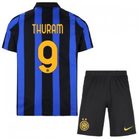 Günstige Fußballtrikots Inter Mailand Thuram 9 Kinder Heimtrikot 2026-27 Kurzarm