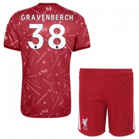 Günstige Fußballtrikots Liverpool Gravenberch 38 Kinder Heimtrikot 2026-27 Kurzarm