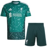 Günstige Fußballtrikots Liverpool Torwart Kinder Heimtrikot 2026-27 Grüne Kurzarm