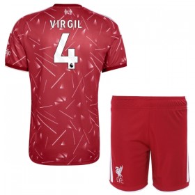 Günstige Fußballtrikots Liverpool Virgil 4 Kinder Heimtrikot 2026-27 Kurzarm