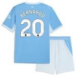 Günstige Fußballtrikots Manchester City Bernardo 20 Kinder Heimtrikot 2026-27 Kurzarm