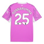 Günstige Fußballtrikots Manchester City Donnarumma 25 Torwart Auswärtstrikot 2026-27 Rosa Kurzarm