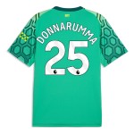 Günstige Fußballtrikots Manchester City Donnarumma 25 Torwart Heimtrikot 2026-27 Grüne Kurzarm