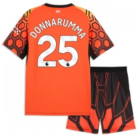 Günstige Fußballtrikots Manchester City Donnarumma 25 Torwart Kinder 3rd trikot 2026-27 Orange Kurzarm