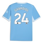 Günstige Fußballtrikots Manchester City Gvardiol 24 Heimtrikot 2026-27 Kurzarm