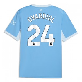 Günstige Fußballtrikots Manchester City Gvardiol 24 Heimtrikot 2026-27 Kurzarm