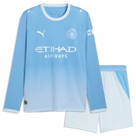 Günstige Fußballtrikots Manchester City Kinder Heimtrikot 2026-27 Langarm