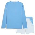 Günstige Fußballtrikots Manchester City Kinder Heimtrikot 2026-27 Langarm