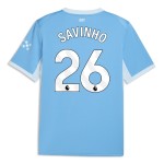 Günstige Fußballtrikots Manchester City Savinho 26 Heimtrikot 2026-27 Kurzarm