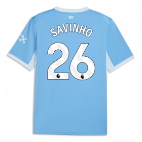Günstige Fußballtrikots Manchester City Savinho 26 Heimtrikot 2026-27 Kurzarm