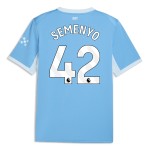 Günstige Fußballtrikots Manchester City Semenyo 42 Heimtrikot 2026-27 Kurzarm