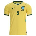 Günstige Fußballtrikots Brasilien Casemiro 5 Heimtrikot FIFA WM 2026 Kurzarm