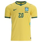 Günstige Fußballtrikots Brasilien Estevao 20 Heimtrikot FIFA WM 2026 Kurzarm