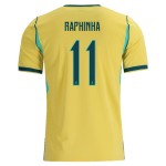 Günstige Fußballtrikots Brasilien Raphinha 11 Heimtrikot FIFA WM 2026 Kurzarm