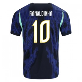 Günstige Fußballtrikots Brasilien Ronaldinho 10 Auswärtstrikot FIFA WM 2026 Kurzarm