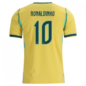 Günstige Fußballtrikots Brasilien Ronaldinho 10 Heimtrikot FIFA WM 2026 Kurzarm