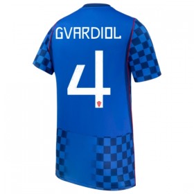 Günstige Fußballtrikots Kroatien Gvardiol 4 Auswärtstrikot FIFA WM 2026 Kurzarm