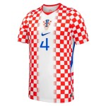 Günstige Fußballtrikots Kroatien Gvardiol 4 Heimtrikot FIFA WM 2026 Kurzarm