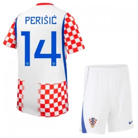 Günstige Fußballtrikots Kroatien Perišić 14 Kinder Heimtrikot FIFA WM 2026 Kurzarm