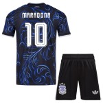 Günstige Fußballtrikots Argentinien Maradona 10 Kinder Auswärtstrikot FIFA WM 2026 Kurzarm